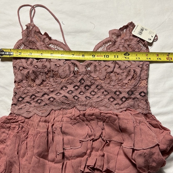 Free people Adella Cami top mauve  size M ,L new with tag - Picture 9 of 10